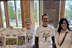 State Senator Heather Gustafson with Green Team members