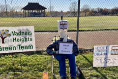 Green Team scarecrow