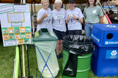 Green Team members at event