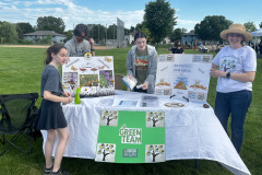 Green Team members at the Ice Cream Social