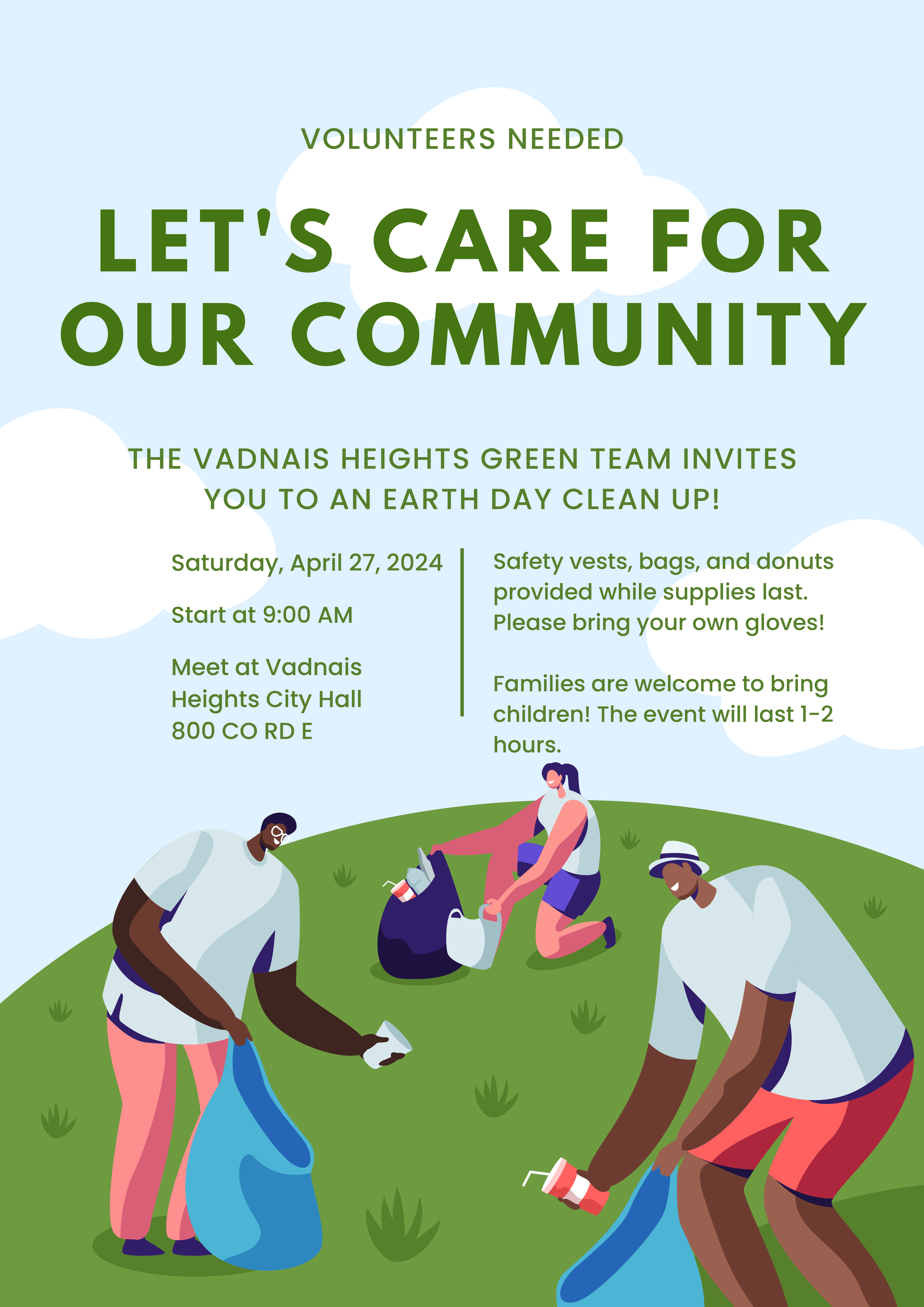 Join the Green Team for an Earth Day Clean Up