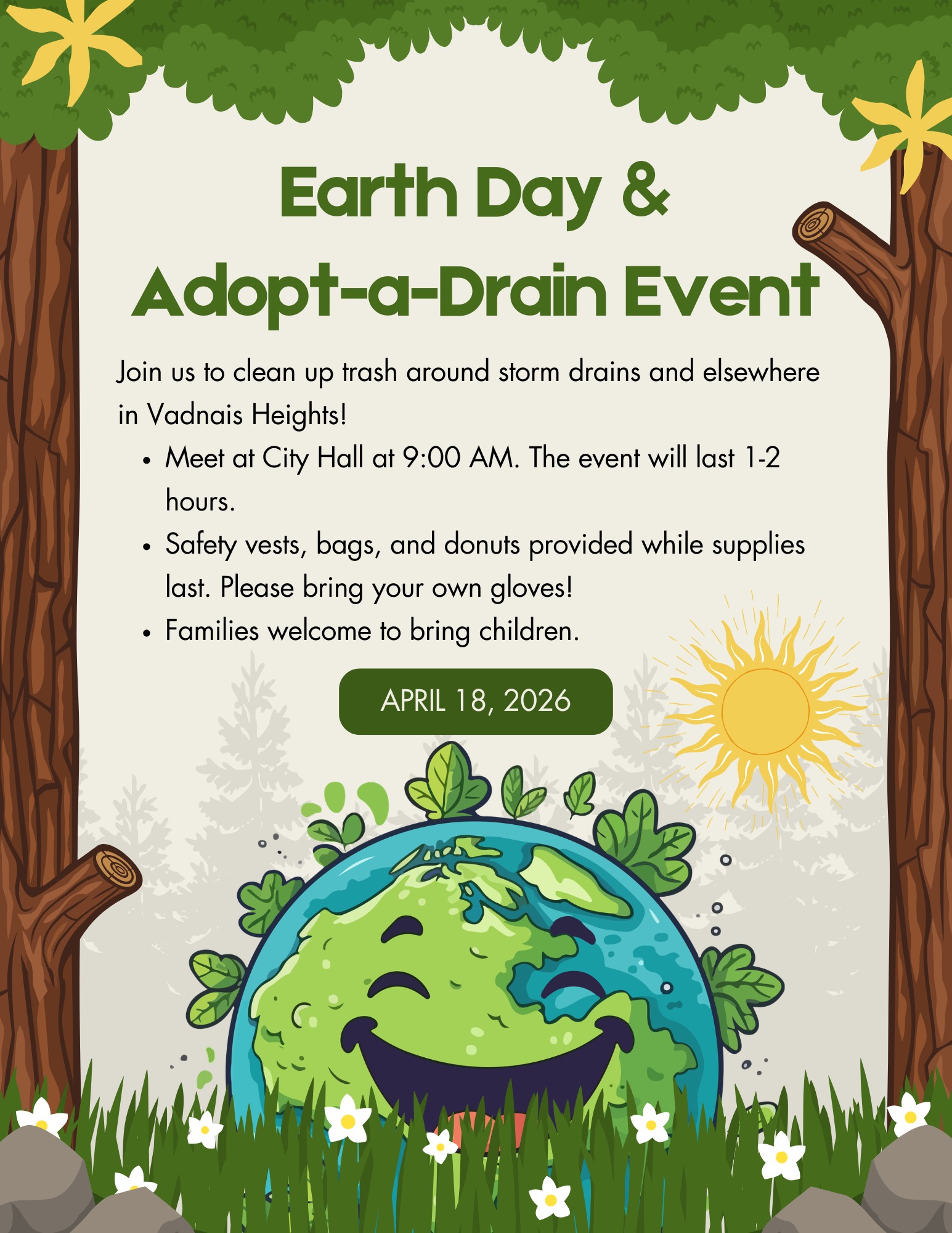 Earth Day and Adopt-a-Drain Event
