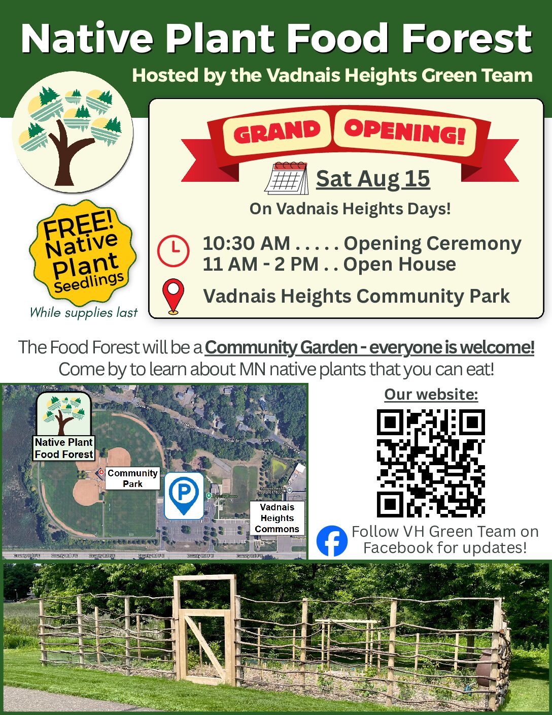 Native Plant Food Forest Grand Opening!